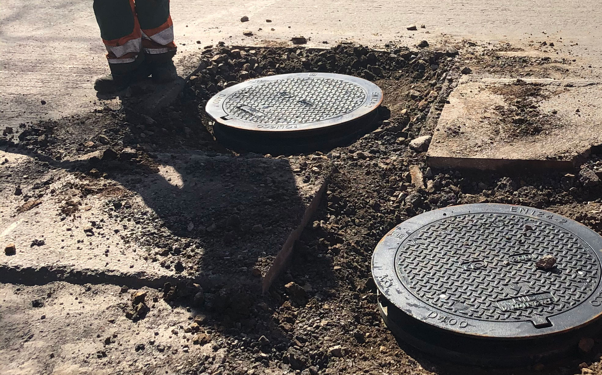 Manhole covers made smart